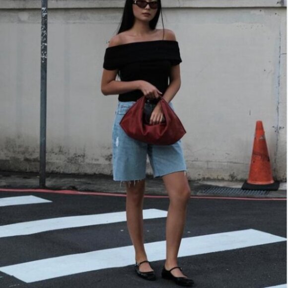 COS Tops - COS OFF-THE-SHOULDER JERSEY TOP - SIZE SMALL